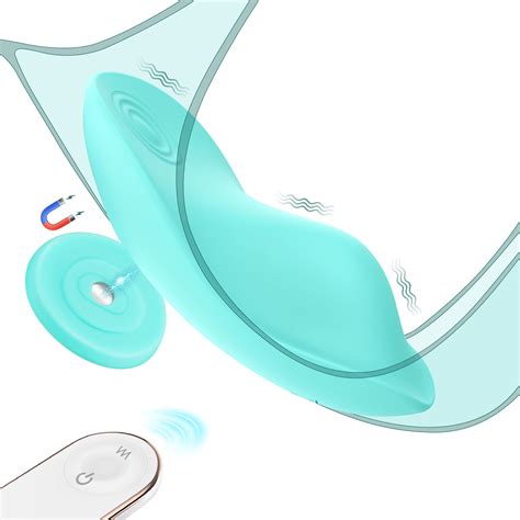 Smoive Vibrating Panties With Magnetic Clip With Remote Control 9 Vibration Modes Blue