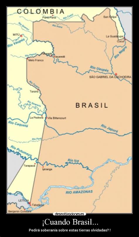 3 países para un sólo río. ¡Cuando Brasil... | Desmotivaciones