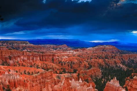 Grand Landscape Under The Sky In Bryce Canyon National Park Utah Image
