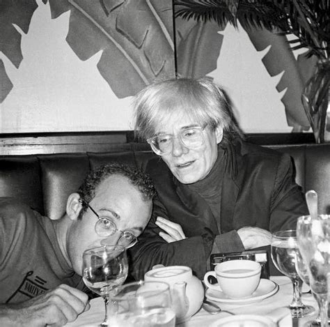 Keith Haring And Andy Warhol At Indochine In New York City Photo My XXX Hot Girl