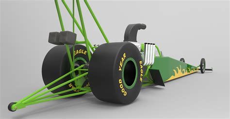 Top fuel dragsters are the quickest accelerating racing cars in the world and the fastest sanctioned category of drag racing, with the fastest competitors reaching speeds of 335 miles per hour (539 km/h) and finishing the 1,000 foot (305 m) runs in 3.62 seconds. Top fuel dragster 3D Model .obj .sldprt .sldasm .slddrw ...