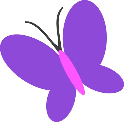 Purple Butterflies Clipart Free Download On Clipartmag