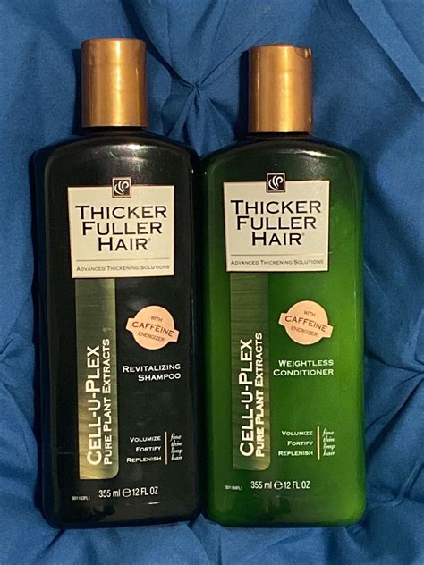 2pc Set Thicker Fuller Hair Revitalizing Shampooandconditioner W