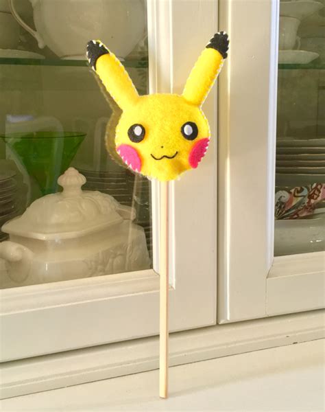 Felt Pikachu Pencil Topper