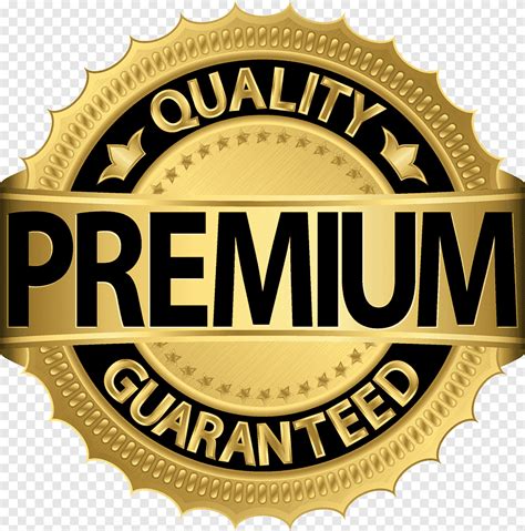 Free Download Gold Colored Premium Quality Guaranteed Badge Art