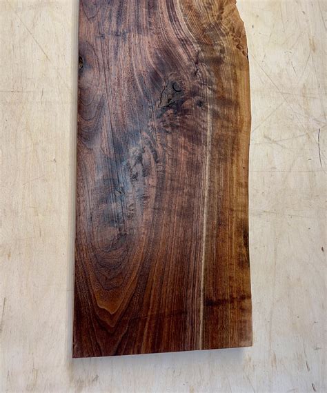 Walnut Wood Slab Live Edge Kiln Dried Frison Logue Hardwoods