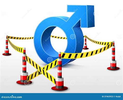 male symbol located in restricted area stock vector illustration of gender manliness 37463923