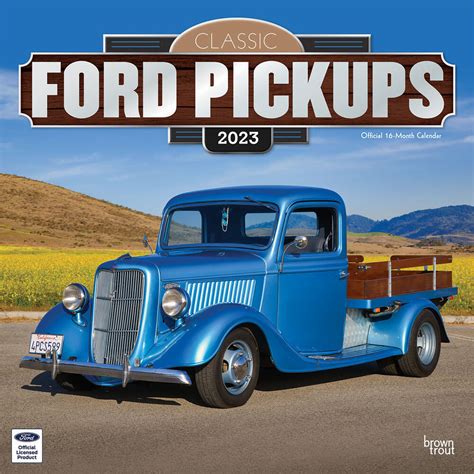 Ford Pickups 2023 Calendar Square Supercheap Auto
