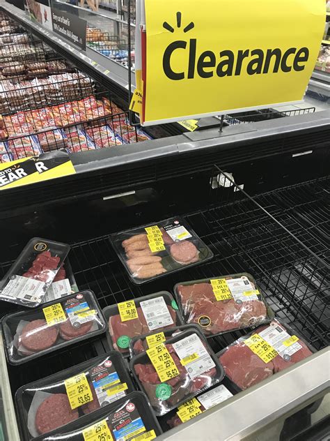 Clearance Meat At Walmart Reduced 3 Times For Your Buying Pleasure