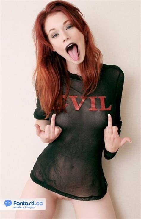 Ginger Middle Finger Hot Redheads Flipping The Bird Hot Sex Picture