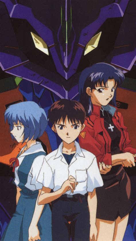 Neon Genesis Evangelion Misato Katsuragi Rei Ayanami Shinji Ikarihtc