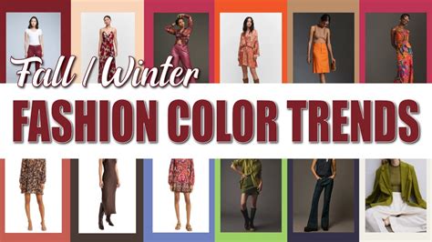 Fashion Color Trends Fall 2023 And Winter 2024 Pantone Colors Of The