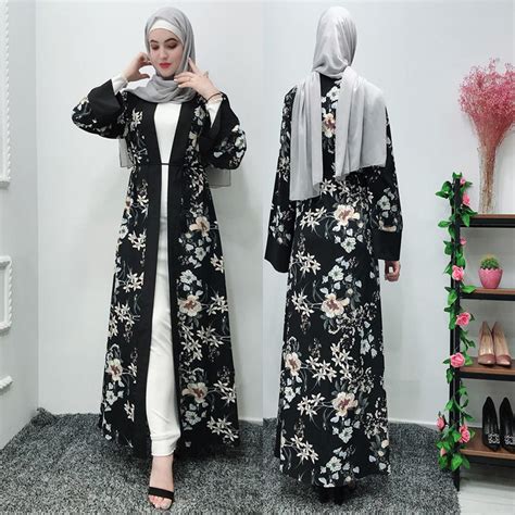 Women S Clothing Striped Womens Muslim Dubai Lace Abaya Maxi Long Dress