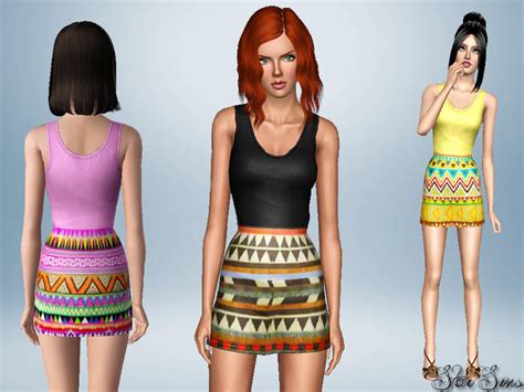 The Sims Resource Tribal Dress