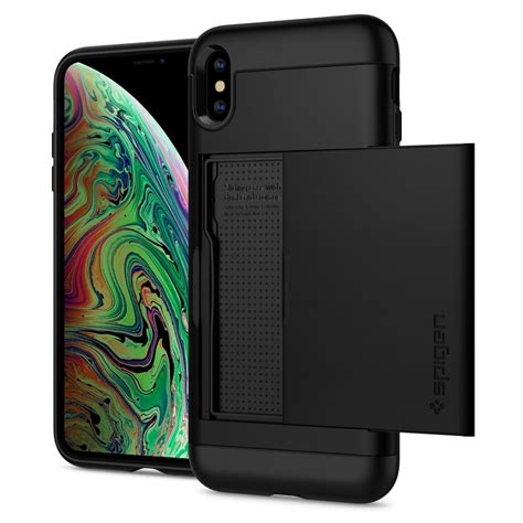 Apple iphone xs max tempered glass, phone cases and cell phone batteries. iPhone XS Max Case Slim Armor CS - Spigen Inc
