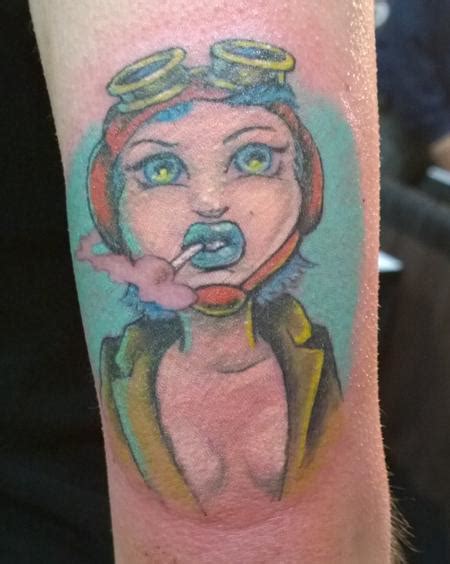 Steampunk Pinup Color Tattoo By Steve Malley Tattoonow