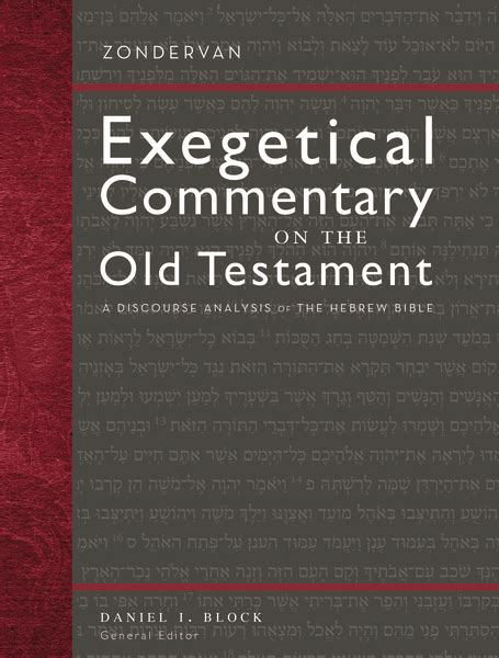 Zondervan Exegetical Commentary Old Testament Olive Tree Bible Software