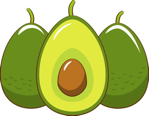 Avocado Png Graphic Clipart Design 19613256 Png