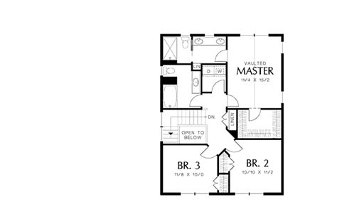 Craftsman Style House Plan 4 Beds 25 Baths 1700 Sqft Plan 48 494