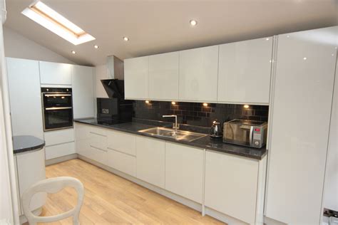 More images for white kitchen with black granite worktops » White Contemporary Kitchen with Granite Worktops ...
