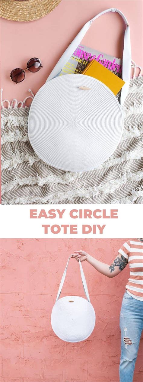 Easy Diy Circle Tote A Beautiful Mess Handbag Tutorial How To Make
