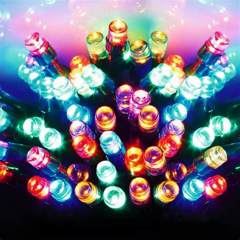 600 Outdoor Battery Operated Timer Lights Multi Coloured