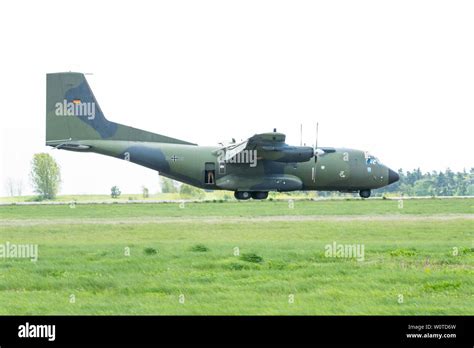 Berlin April 26 2018 Landing Of The Military Transport Aircraft