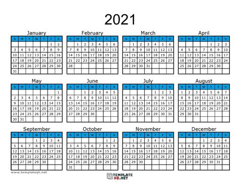 Just in case you like to plan ahead like me, here's your you can edit each 2021 monthly calendar printable all you want, then print, or skip the editing and just straight up print them! Free 2021 Calendar Printable - Template Hq