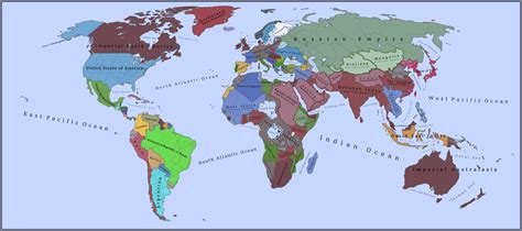 The Height Of European Colonialism 1977 Imaginarymaps