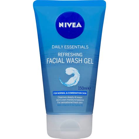 Nivea Face Wash Gel Cleanser Vitamin E 150ml Woolworths