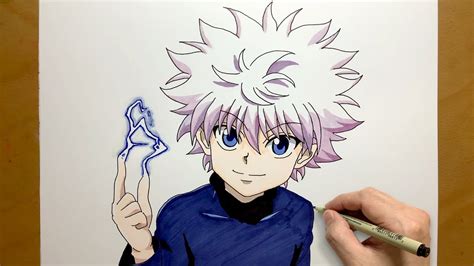 How To Draw Killua Zoldyck From Hunter×hunter Step By Step Easy To