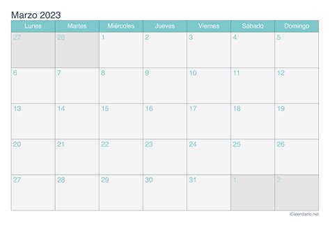 Calendario Marzo 2023 Para Imprimir Icalendario Net Reverasite