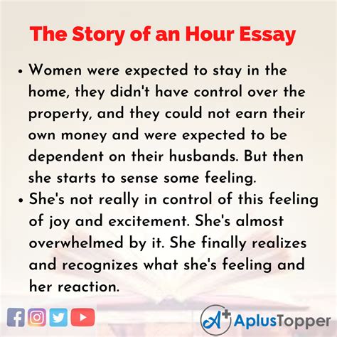 Check spelling or type a new query. The Story of an Hour Essay | Essay on The Story of an Hour for Students and Children in English ...