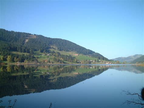 The schwarzsee near kitzbühel is an idyllic moor lake, which is one of the warmest in tyrol. Schwarzsee - Wikipedia