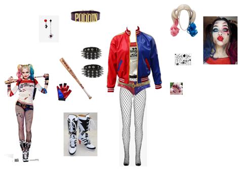 Harley Quinn Costume Outfit Shoplook