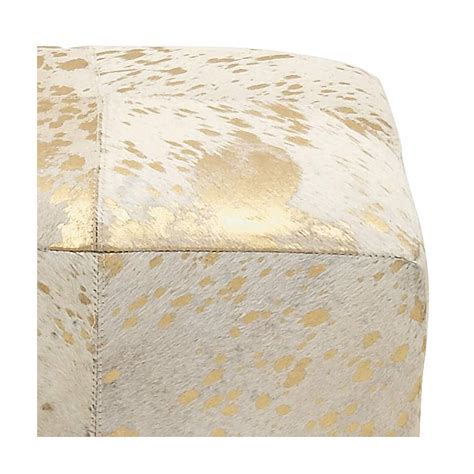 ✅ browse our daily deals for even more savings. Astoria Weathered Gold Leather Hide Pouf Ottoman - #83R81 | Lamps Plus