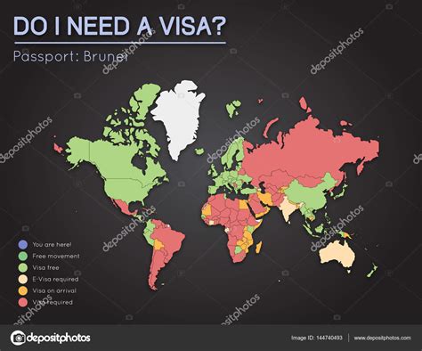 Visas Information For Nation Of Brunei Passport Holders Year World