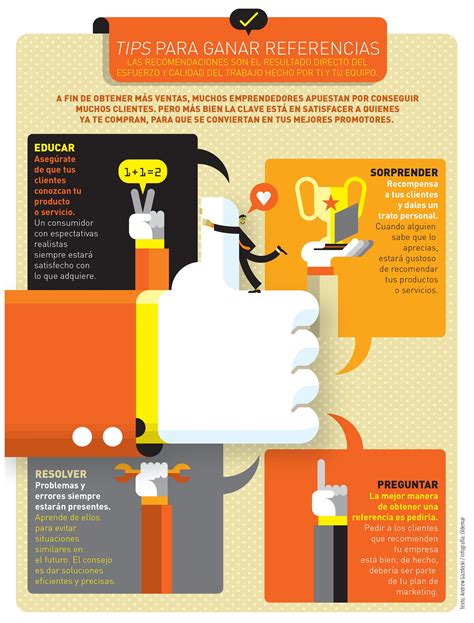 Infografía Tips Para Ganar Referencias Digital Marketing Elearning