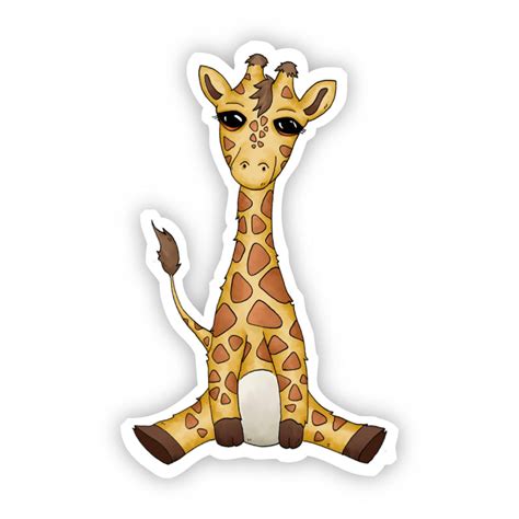 Baby Giraffe Sticker Big Moods