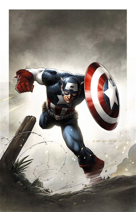 battlefield captain america color conversion by jeremy roberts original art by cary nord