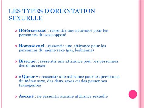 Ppt Comprendre LidentitÉ Sexuelle Et Lorientation Sexuelle Powerpoint Presentation Id1878753