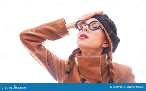 Surprised Women In Glasses Stock Photo Image Of Student Surprise