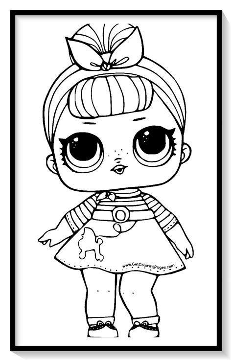 💥💥 muñecas LOL para colorear online 💥💥 dibujar y pintar muñecas lol