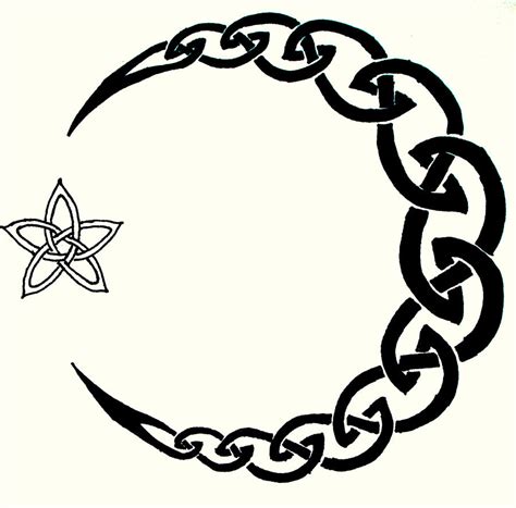 Celtic Moon Tattoo By Iolair01 On Deviantart