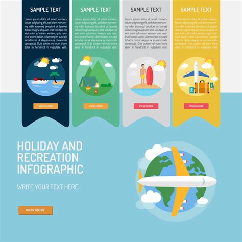 World Travel Infographic Mall Vector Welovesolo