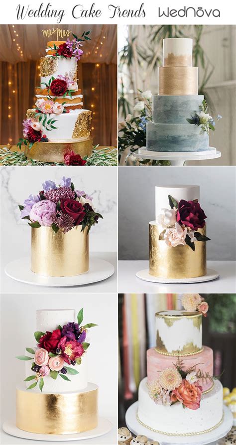 For wedding cake alternative ideas, a dessert table is the type of thing that satisfies most everyone at your wedding, including guests with allergies. 2019 Wedding Cake Trends to Inspire Your Big Day - WedNova ...