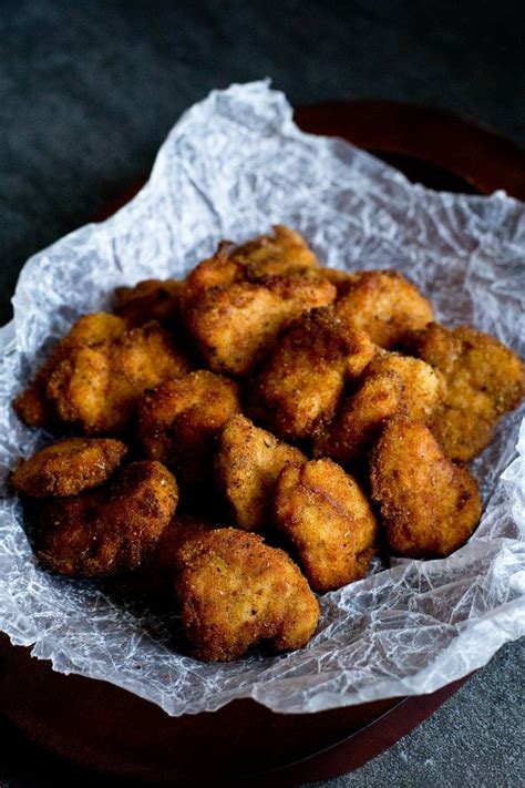 I tested the same spice blend with a pound of chicken and full tablespoon of olive oil, and they're still great. Yummy Spicy Chicken Nuggets | Chicken nuggets, Tea time ...