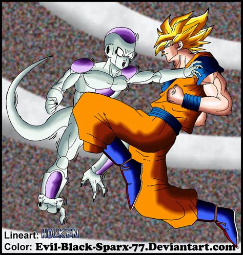Dbm Frieza Vs Goku By Evil Black Sparx On Deviantart