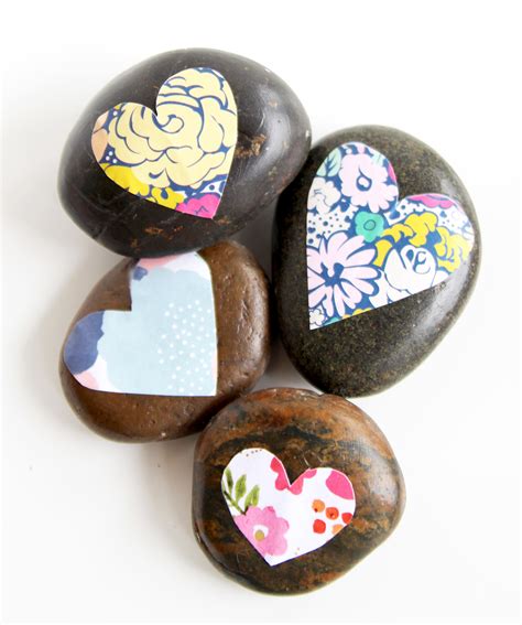 How To Mod Podge On Rocks With Paper Mod Podge Rocks