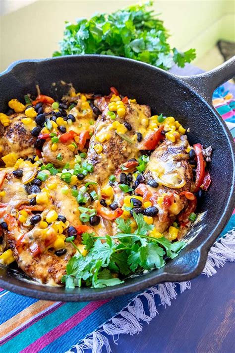 In a small bowl, mix together garlic powder, salt, paprika, pepper, cayenne pepper, and parsley. Santa Fe Skillet Chicken Dinner - Only Gluten Free Recipes